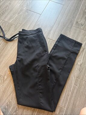 Grey's Anatomy Black Cargo Scrub Pants xs tall